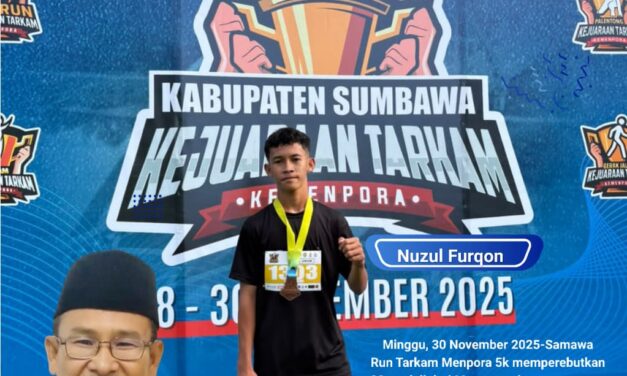 JUARA LARI MARATON 5 K SAMAWA RUN TERKAM MENPORA